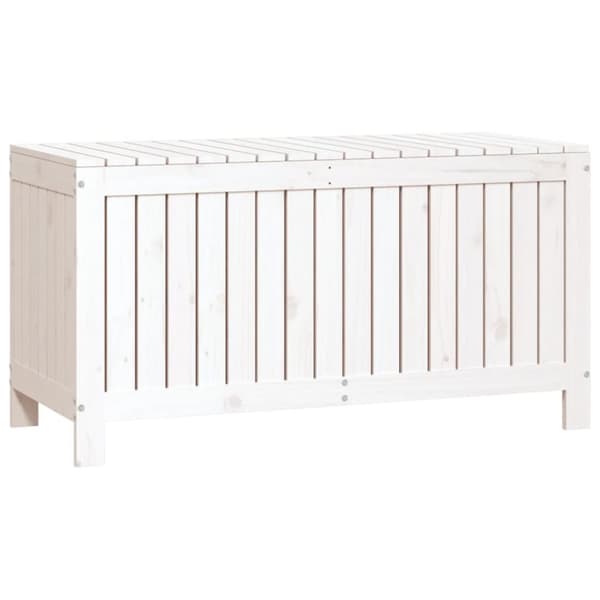 Dynbox svart 115x49x60 cm massiv furu - Trädgårdslåda - Trädgårdslådor - Home & Living