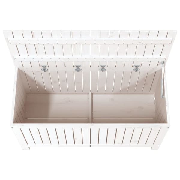 Dynbox svart 115x49x60 cm massiv furu - Trädgårdslåda - Trädgårdslådor - Home & Living