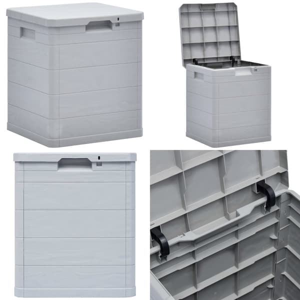 Dynbox 90 liter ljusgrå - Förvaringslåda - Förvaringslådor - Home & Living