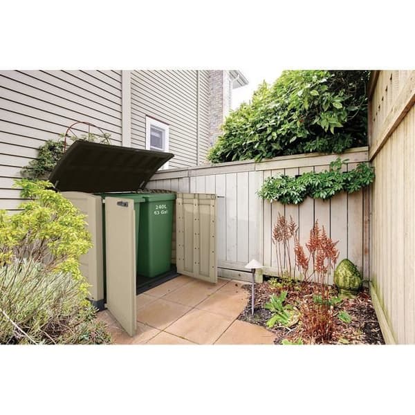 Stor multifunktionslåda för trädgården - Beige/Ljusbrun - 1200 L