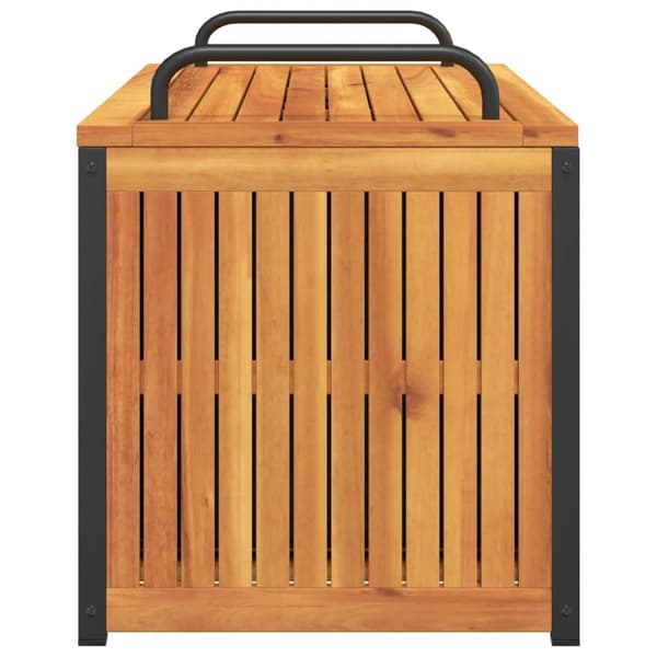 vidaXL Putekasse 110x45x42/53 cm heltre akasie og stål