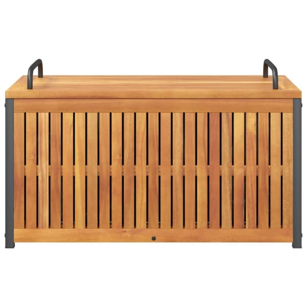 vidaXL Dynbox för trädgården 85x45x45/53 cm massiv akacia och stål