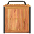 Miniatyrbilde 5 av 10: vidaXL Puteboks 45x45x45/53 cm heltre akasie og stål