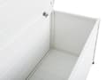 Miniatyrbilde 8 av 11: Putekasse Hvit Aluminium 113 x 50 cm 190 L Vind- og vanntett Oppbevaringsboks Hageutstyr Utemøbler