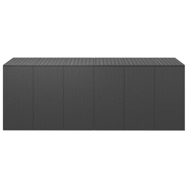 Dynbox PE-rotting 291x100,5x104 cm svart