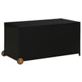 Miniatyrbild 1 av 2: Dynbox svart 120x65x61 cm konstrotting