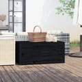 Miniatyrbild 1 av 2: Dynbox svart 101x50,5x46,5 cm massiv furu