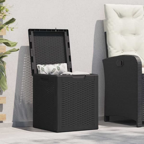 Dynbox 90 liter svart PP-rotting