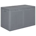 Miniatyrbild 1 av 2: Dynbox grå PP rotting 180 l
