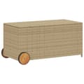 Miniatyrbild 2 av 2: Dynbox med hjul blandad beige 190L konstrottning