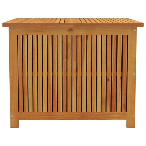 Dynbox 75x75x58 cm massivt akaciaträ