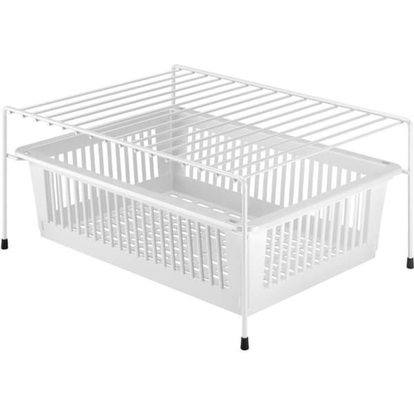 Metaltex Dino Rack + Kurv 33x45x20 cm Hvid