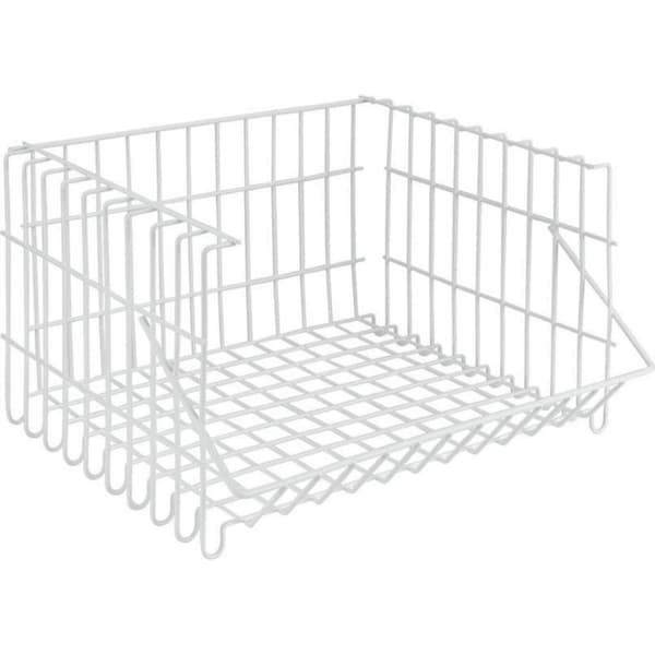 Metaltex Bernina Trådkurv Stabelbar 34x27x20 cm Hvid