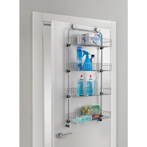 Metaltex-oviteline 4 tasoa 17x45x103 cm hopea/metalli