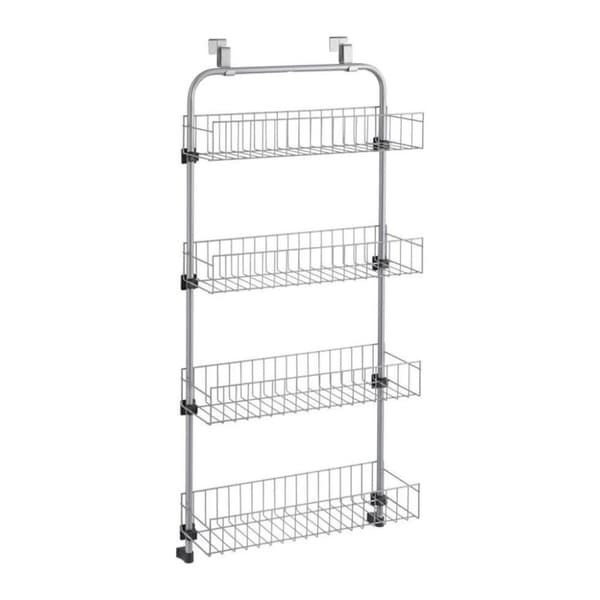 Metaltex-oviteline 4 tasoa 17x45x103 cm hopea/metalli