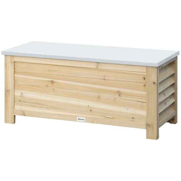 Rootz Wooden Garden Rinta - Ulkovarasto laatikko - Puutarhatyökalun järjestäjä - Kaasutukit - 110 x 50 x 50 cm