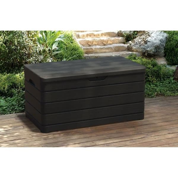 Trädgårdskista DOLOMITI - Resin - Kapacitet 500L - Antracit
