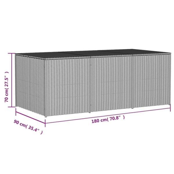 Dynbox blandad beige 984L konstrotting