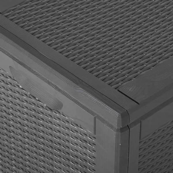Dynbox 180 liter svart PP-rotting
