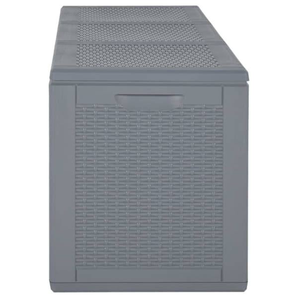 Dynbox grå PP rotting 270 l