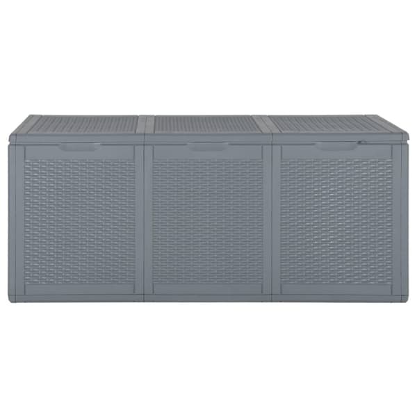 Dynbox grå PP rotting 270 l