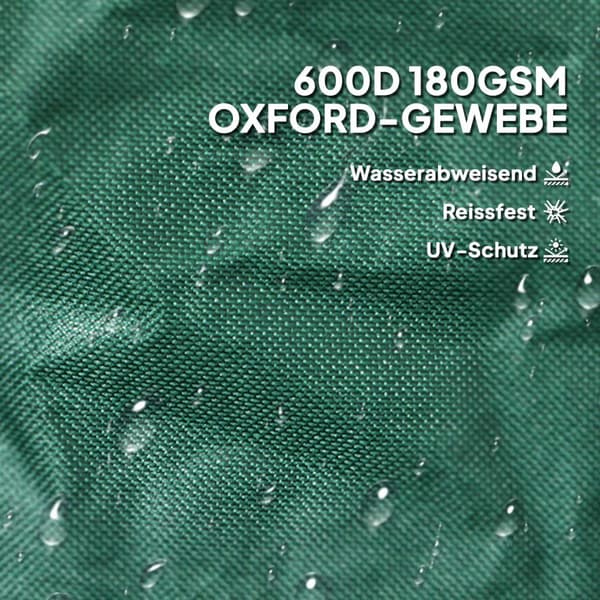 ROOTZ 2X160L Haveaffaldsposer - Bladposer - Gårdoprydningsposer - Vandtæt Oxford -stof - Ø55 x 65 timer cm