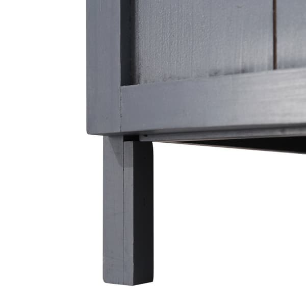 Rootz Freestanding Garden Cabinet - Lagringsenhet - Outdoor Organizer - Waterproof - 98L X 48W X 95,5H CM