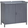 Miniatyrbild 6 av 6: Rootz Freestanding Garden Cabinet - Lagringsenhet - Outdoor Organizer - Waterproof - 98L X 48W X 95,5H CM