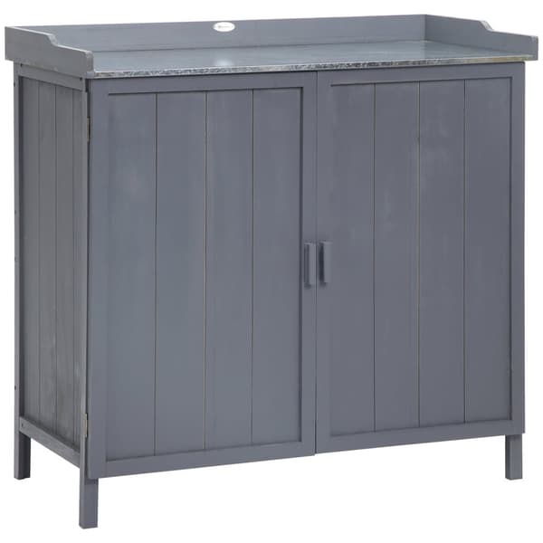 Rootz Freestanding Garden Cabinet - Lagringsenhet - Outdoor Organizer - Waterproof - 98L X 48W X 95,5H CM