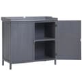 Miniatyrbild 1 av 6: Rootz Freestanding Garden Cabinet - Lagringsenhet - Outdoor Organizer - Waterproof - 98L X 48W X 95,5H CM