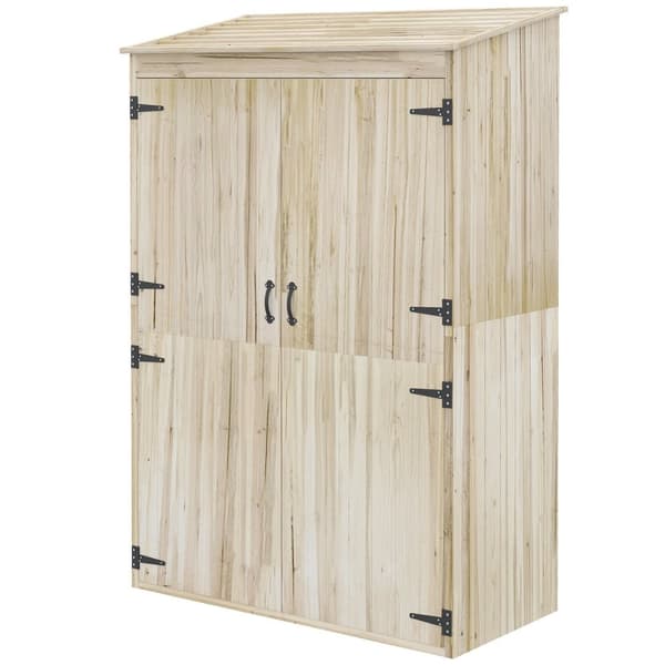 Rootz Garden House Träskåp - förvaringshus - Outdoor Organizer - Vattentät finish - 120 x 57 x 183 cm