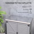Miniatyrbillede 5 af 10: Rootz Garden Cabinet - Tool Cabinet - Udendørs opbevaringsskab - Vand & slidbestandigt - 79 cm x 43 cm x 92 cm