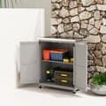 Miniatyrbillede 8 af 10: Rootz Garden Cabinet - Tool Cabinet - Udendørs opbevaringsskab - Vand & slidbestandigt - 79 cm x 43 cm x 92 cm