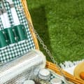 Miniatyrbild 8 av 9: Picknickkorg, 40x30x20 cm, Ljusbrun