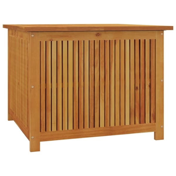 Dynbox 75x75x58 cm massivt akaciaträ
