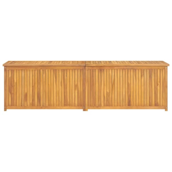 Trädgårdslåda 200x50x55 cm massiv teak