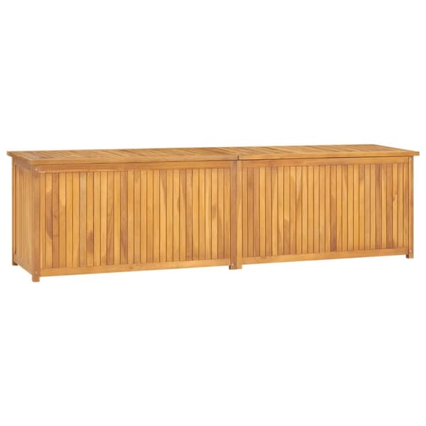 Trädgårdslåda 200x50x55 cm massiv teak