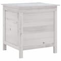 Miniatyrbild 2 av 2: Dynbox vit 50x49x56,5 cm massivt granträ