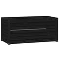 Miniatyrbild 2 av 2: Dynbox svart 101x50,5x46,5 cm massiv furu