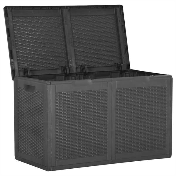 Dynbox 180 liter svart PP-rotting