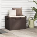 Miniatyrbild 1 av 2: Dnybox med sittdyna brun 125 l PP