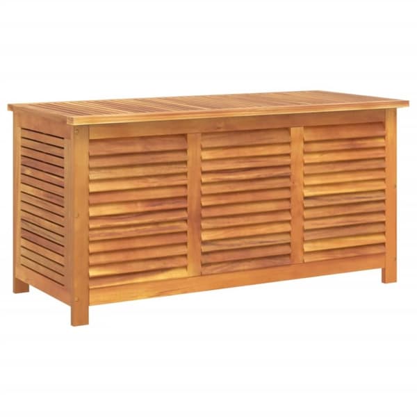 Dynbox 113x50x56 cm massivt akaciaträ