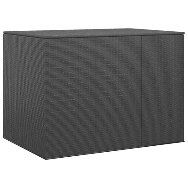 Dynbox PE-rotting 145x100x103 cm svart