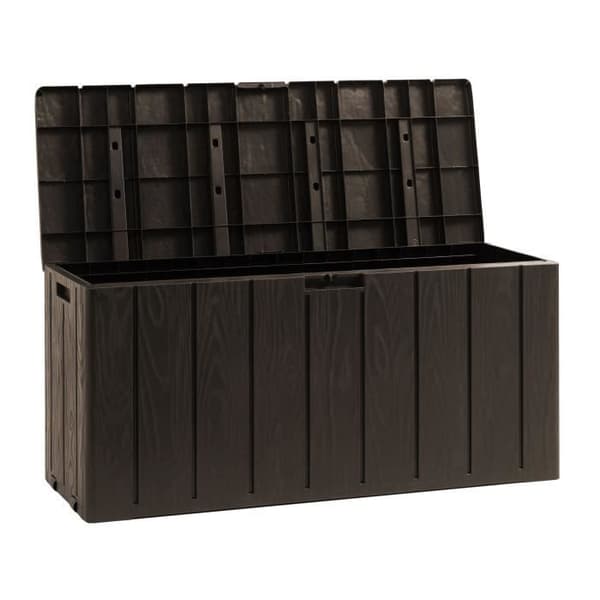 BRAVO trädgårdskista - Resin - Toomax - Brun - Kapacitet 270L - 117,5 x 45 x 56 cm