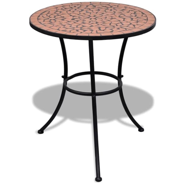 vidaXL Cafébord terrakotta 60 cm mosaik vidaXL Cafébord terrakotta 60 cm mosaik