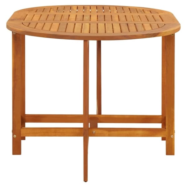 vidaXL Hagebord 130x90x72 cm heltre akasie