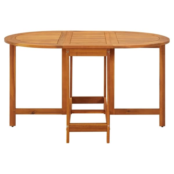 vidaXL Hagebord 130x90x72 cm heltre akasie