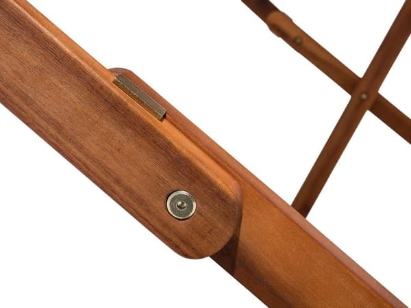 Puutarhapöytä tumma 140 x 74 x 75 cm akaasia 4 hengelle kokoontaitettava suorakulmio