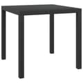Miniatyrbillede 1 af 5: vidaXL havebord WPC aluminium 80 x 80 x 74 cm sort