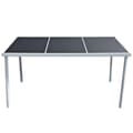 Miniatyrbilde 2 av 4: vidaXL Hagebord 150x90x74 cm svart stål